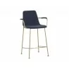 Hathaway Counter Stool - Belfast Navy - Angled View - Hathaway Counter Stool - Belfast Navy - Angled View