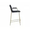 Hathaway Counter Stool - Belfast Navy - Side Angle - Hathaway Counter Stool - Belfast Navy - Side Angle