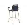Hathaway Counter Stool - Belfast Navy - Back Angle - Hathaway Counter Stool - Belfast Navy - Back Angle