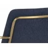 Hathaway Counter Stool - Belfast Navy - Seat Back Close-up - Hathaway Counter Stool - Belfast Navy - Seat Back Close-up