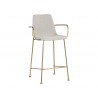 Hathaway Counter Stool - Belfast Oatmeal - Angled View