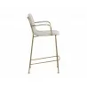 Hathaway Counter Stool - Belfast Oatmeal - Side Angle - Hathaway Counter Stool - Belfast Oatmeal - Side Angle