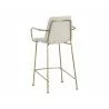 Hathaway Counter Stool - Belfast Oatmeal - Back Angle - Hathaway Counter Stool - Belfast Oatmeal - Back Angle