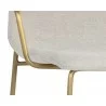 Hathaway Counter Stool - Belfast Oatmeal - Seat Close-up - Hathaway Counter Stool - Belfast Oatmeal - Seat Close-up