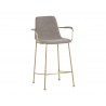 Hathaway Counter Stool - Belfast Oyster Shell - Angled View