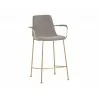 Hathaway Counter Stool - Belfast Oyster Shell - Angled View - Hathaway Counter Stool - Belfast Oyster Shell - Angled View