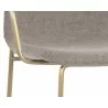 Hathaway Counter Stool - Belfast Oyster Shell - Seat Close-up - Hathaway Counter Stool - Belfast Oyster Shell - Seat Close-up