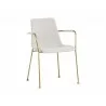 Hathaway Dining Armchair - Belfast Oatmeal - Angled - Hathaway Dining Armchair - Belfast Oatmeal - Angled