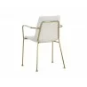 Hathaway Dining Armchair - Belfast Oatmeal - Back Angle - Hathaway Dining Armchair - Belfast Oatmeal - Back Angle