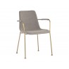 Hathaway Dining Armchair - Belfast Oyster Shell - Angled 