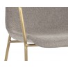 Hathaway Dining Armchair - Belfast Oyster Shell - Seat Close-up