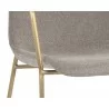 Hathaway Dining Armchair - Belfast Oyster Shell - Seat Close-up - Hathaway Dining Armchair - Belfast Oyster Shell - Seat Close-up