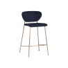 Odesa Counter Stool - Abbington Navy - Angled