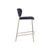 Odesa Counter Stool - Abbington Navy - Side Angle