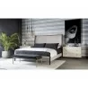 Sunpan Colette Bed In Brown And Belfast Heather Grey - Lifestyle - Sunpan Colette Bed In Brown And Belfast Heather Grey - Lifestyle