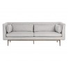 Sunpan Batavia Sofa in Belfast Heather Grey - Front