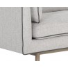 Sunpan Batavia Sofa in Belfast Heather Grey - Leg Close-up