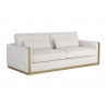  Sunpan Lean Sofa In Belfast Oatmeal - Angled