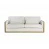  Sunpan Lean Sofa In Belfast Oatmeal - Front -  Sunpan Lean Sofa In Belfast Oatmeal - Front