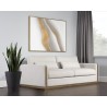  Sunpan Lean Sofa In Belfast Oatmeal - Lifestyle 