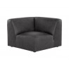 Sunpan Watson Modular - Corner Chair Black Front