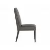 Heath Dining Chair - Marseille Concrete Leather - Side Angle - Heath Dining Chair - Marseille Concrete Leather - Side Angle