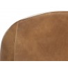 Gisele Dining Chair - Polo Club Muslin / Tobacco Tan - Back Angle Close-up