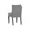 Kansas Dining Chair - Belfast Koala Grey - Back Angle