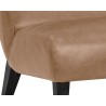 Sunpan Ellison Lounge Chair - Marseille Camel - Seat Leg Close-Up