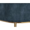 Sunpan Cameron Lounge Chair In Nono Petrol - Leg Close-up