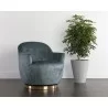 Sunpan Casey Swivel Lounge Chair In Nono Petrol - Lifestyle - Sunpan Casey Swivel Lounge Chair In Nono Petrol - Lifestyle