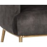 Sunpan Cameron Lounge Chair In Nono Shitake - Seat 