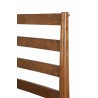 Alpine Furniture Flynn Retro Full Bed With Slat Back Headboard in Acorn - Headboard Detail