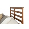 Alpine Furniture Flynn Retro Full Bed With Slat Back Headboard in Acorn - Headboard Close-up