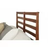 Alpine Furniture Flynn Retro Queen Bed in Acorn - Side Headboard - Alpine Furniture Flynn Retro Queen Bed in Acorn - Side Headboard