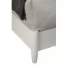 Alpine Furniture Flynn Retro Queen Bed in White - Leg Close-up - Alpine Furniture Flynn Retro Queen Bed in White - Leg Close-up