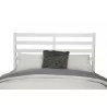 Alpine Furniture Flynn Retro Queen Bed in White - Headbaord Front - Alpine Furniture Flynn Retro Queen Bed in White - Headbaord Front