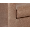Sunpan Baylor Sofa - Marseille Caramel Leather - Seat Close-Up