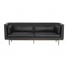 Sunpan Batavia Sofa in Vintage Black - Front