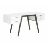  Sunpan Cale Coffee Table - Angled with Decor -  Sunpan Cale Coffee Table - Angled with Decor