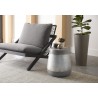 Sunpan Bari Lounge Chair in Charcoal And Gracebay Dark Grey - Lifestyle