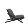 Sunpan Bari Lounge Chair in Charcoal And Gracebay Dark Grey - Side