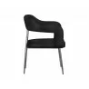 Kenny Dining Armchair - Bravo Black - Side Angle - Kenny Dining Armchair - Bravo Black - Side Angle