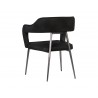 Kenny Dining Armchair - Bravo Black - Back Angle