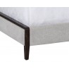  Sunpan Colette Bed In Brown And Belfast Heather Grey - Leg Close-up