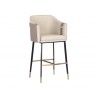 Carter Barstool - Napa Beige / Napa Tan - Angled