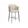 Carter Barstool - Napa Beige / Napa Tan - Angled - Carter Barstool - Napa Beige / Napa Tan - Angled