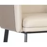 Carter Barstool - Napa Beige / Napa Tan - Seat Close-up - Carter Barstool - Napa Beige / Napa Tan - Seat Close-up