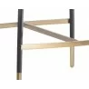 Carter Barstool - Napa Beige / Napa Tan - Leg Rest Close-Up - Carter Barstool - Napa Beige / Napa Tan - Leg Rest Close-Up