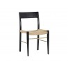 Sunpan Bondi Dining Chair in Black - Angled